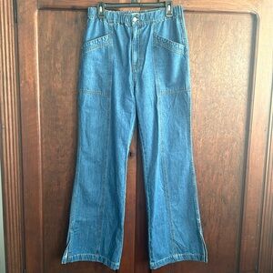 Madewell Wide Leg Flare Jeans